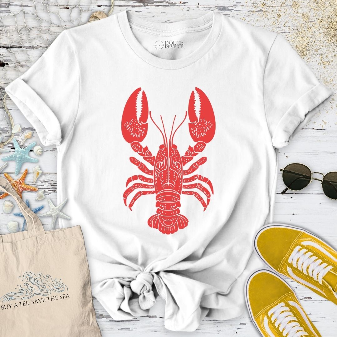 Tribal Lobster T-Shirt