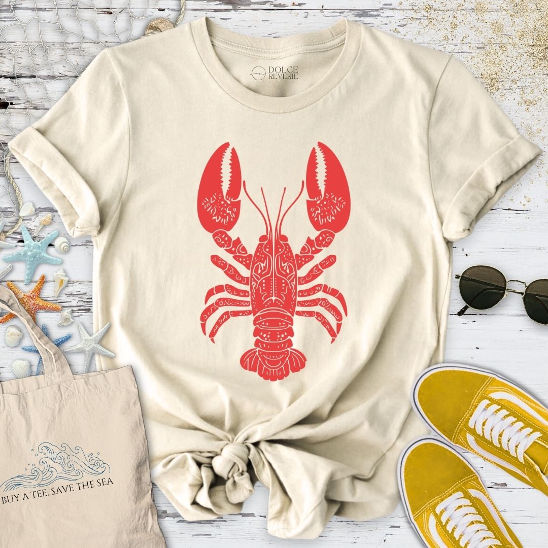 Tribal Lobster T-Shirt