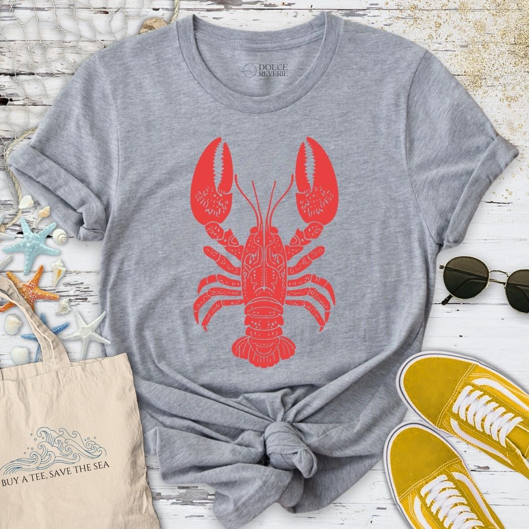 Tribal Lobster T-Shirt