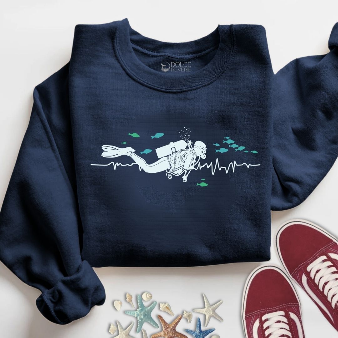 I Heart Scuba Diving Sweatshirt