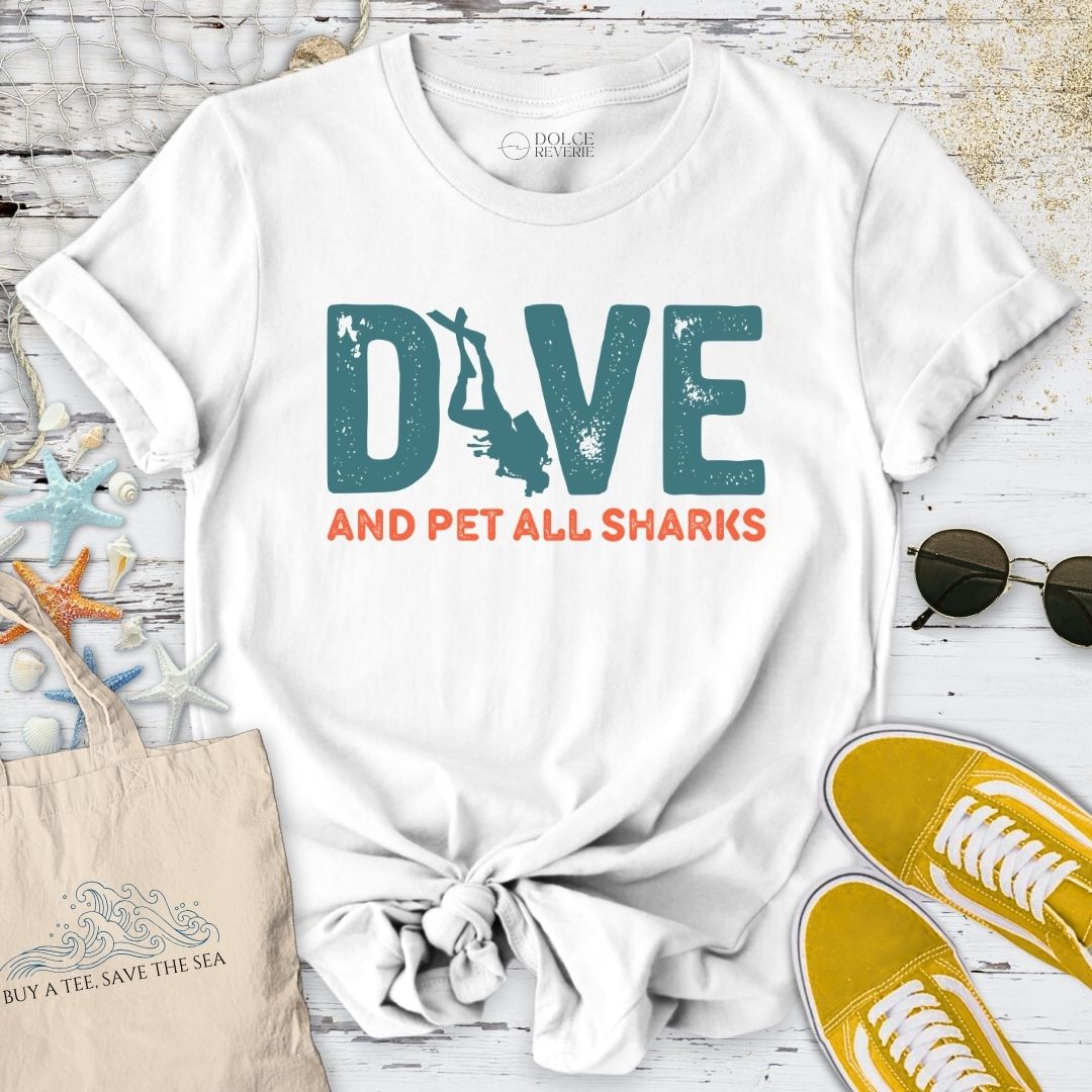 Dive and Pet All Sharks T-Shirt