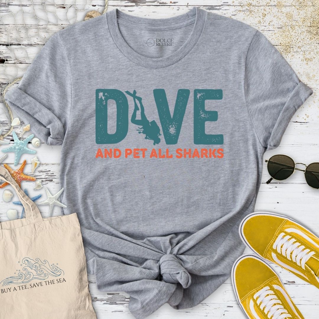 Dive and Pet All Sharks T-Shirt