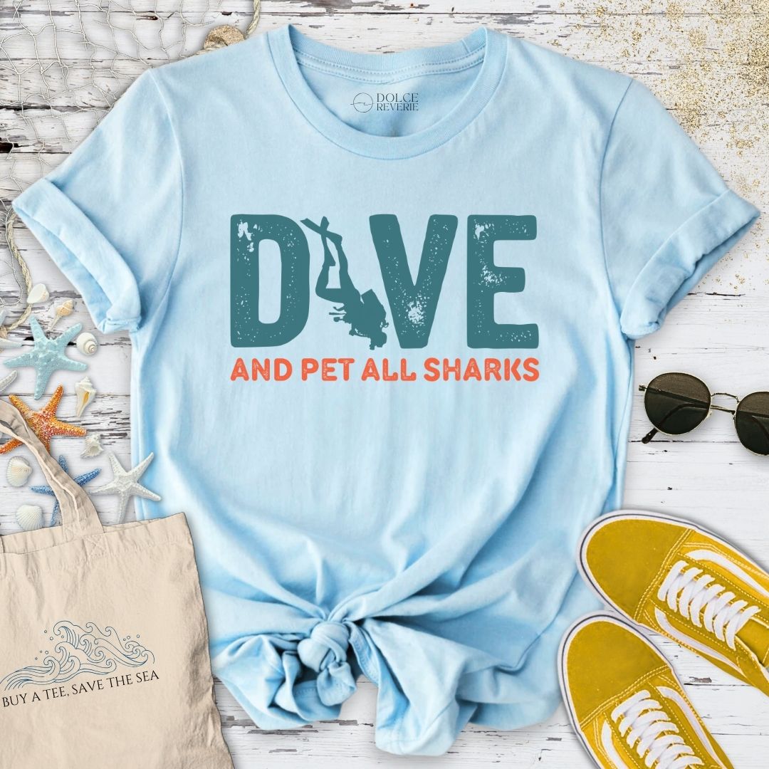 Dive and Pet All Sharks T-Shirt
