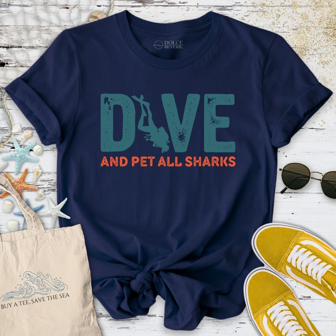 Dive and Pet All Sharks T-Shirt