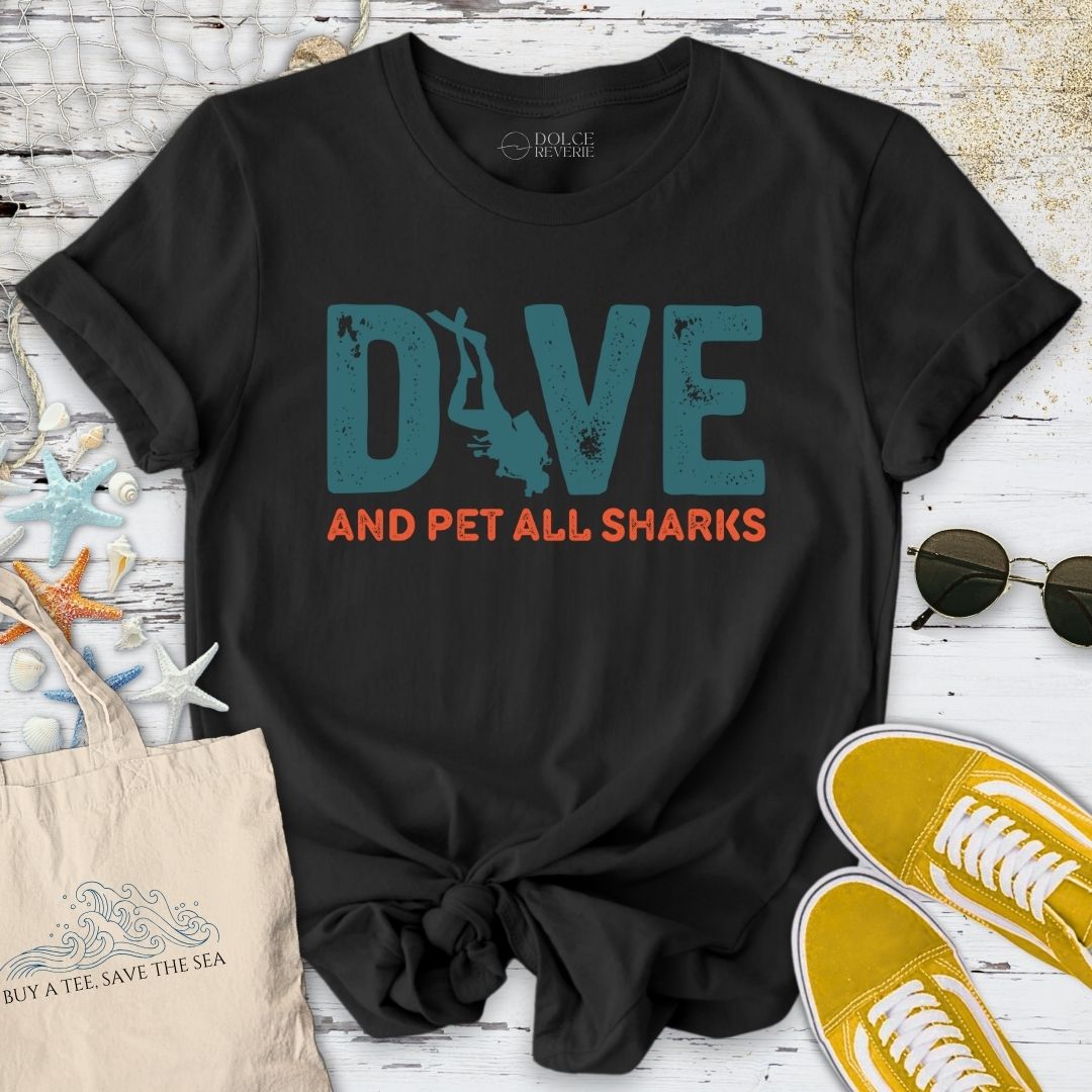 Dive and Pet All Sharks T-Shirt