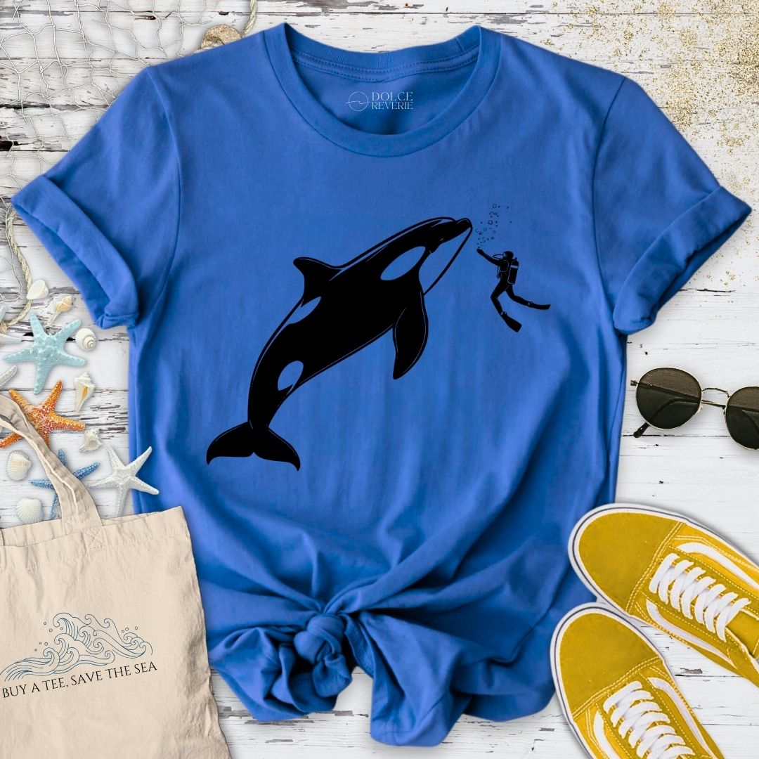 Diving With an Orca T-Shirt