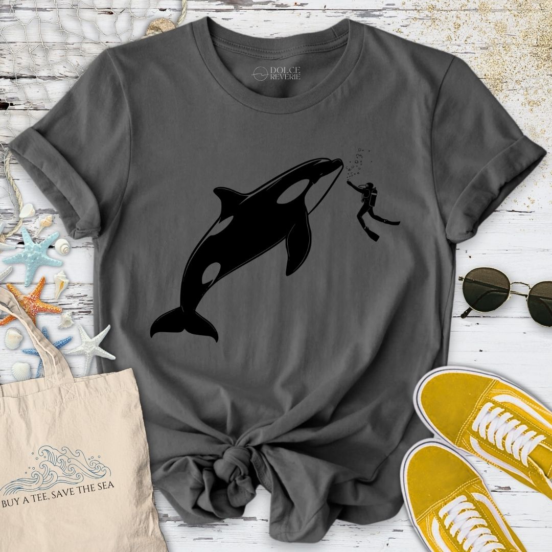 Diving With an Orca T-Shirt