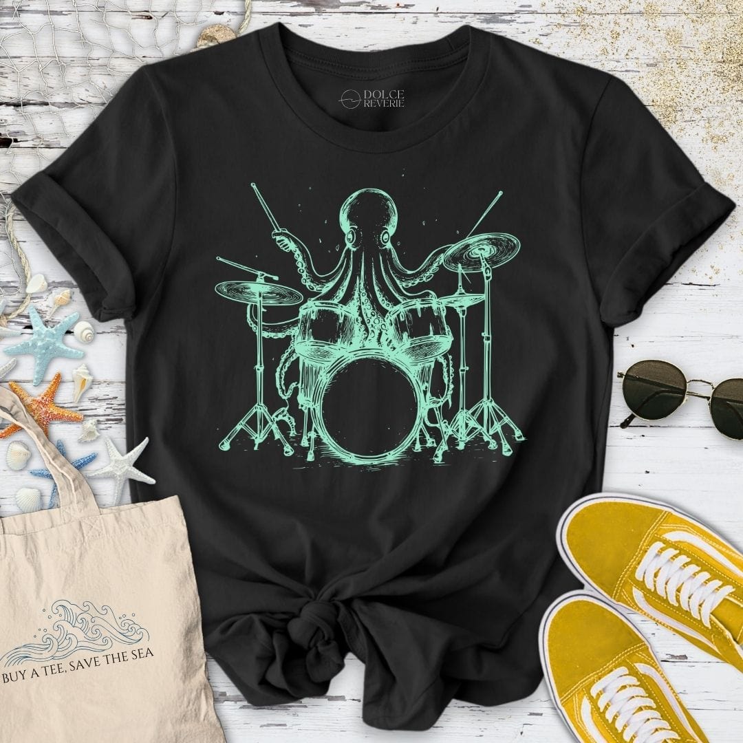 Drummer Octopus T-Shirt