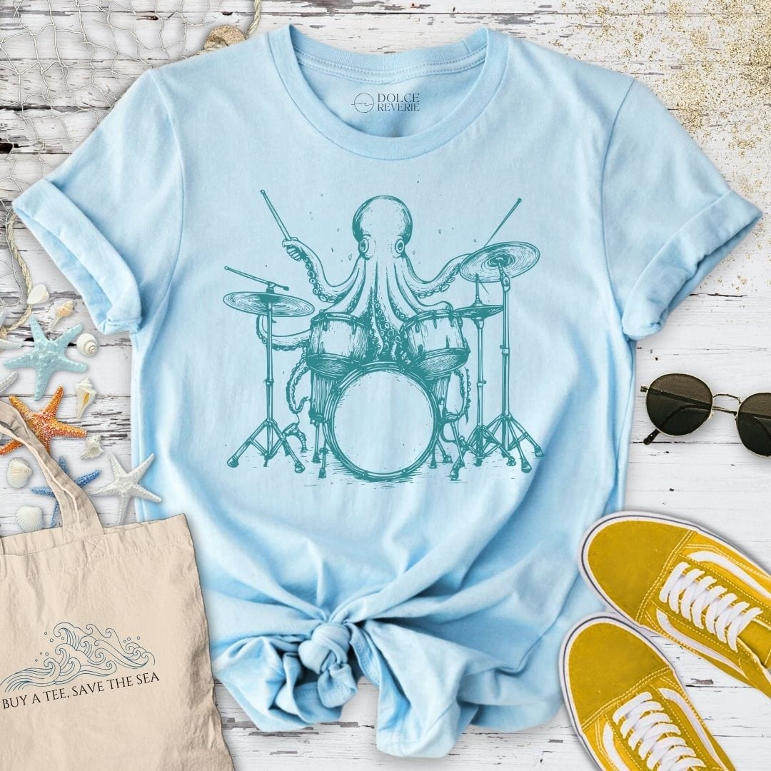 Drummer Octopus T-Shirt