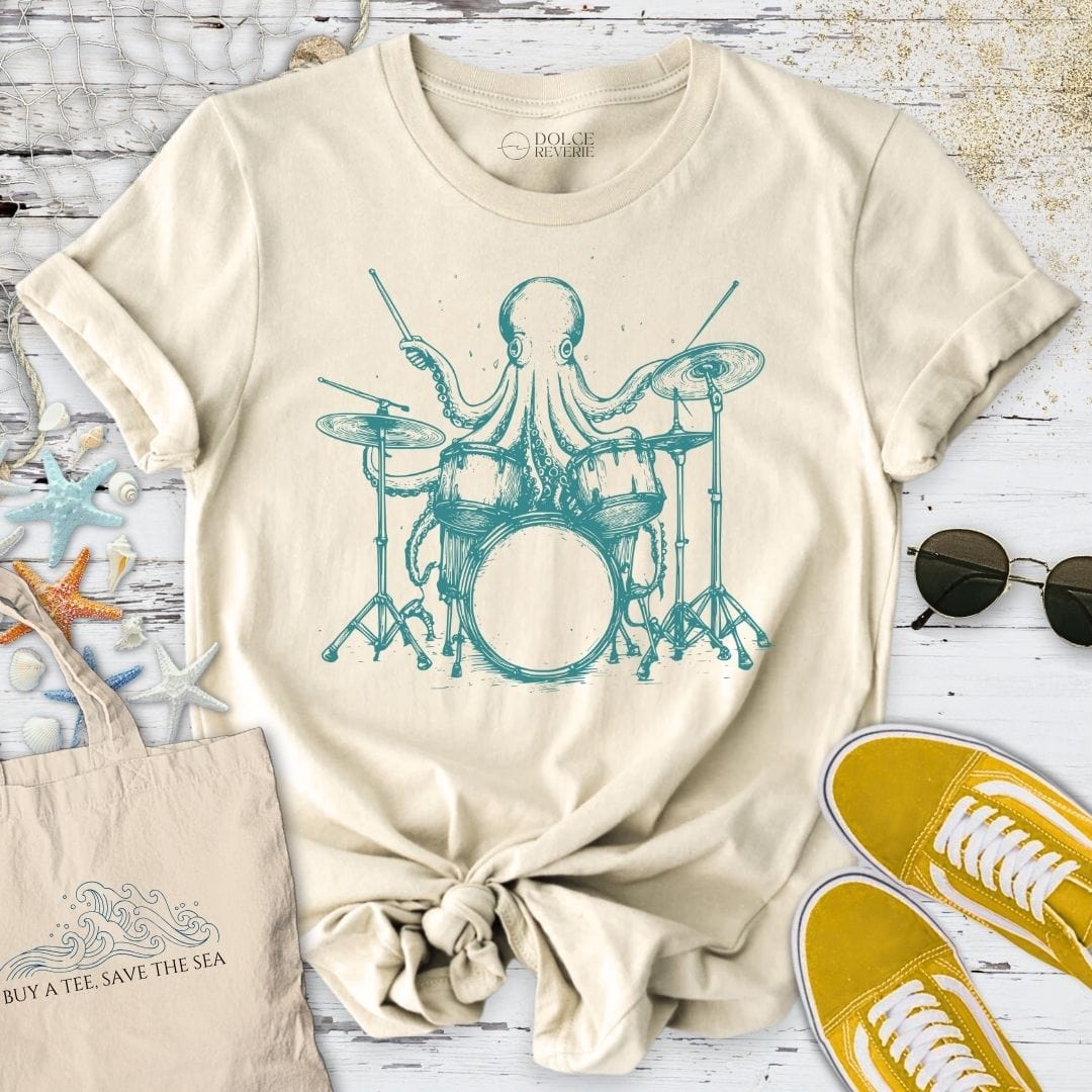 Drummer Octopus T-Shirt