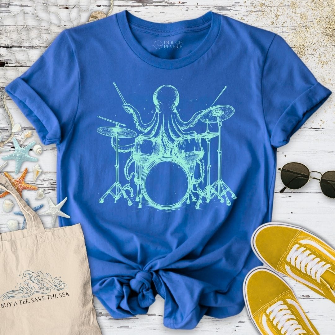 Drummer Octopus T-Shirt