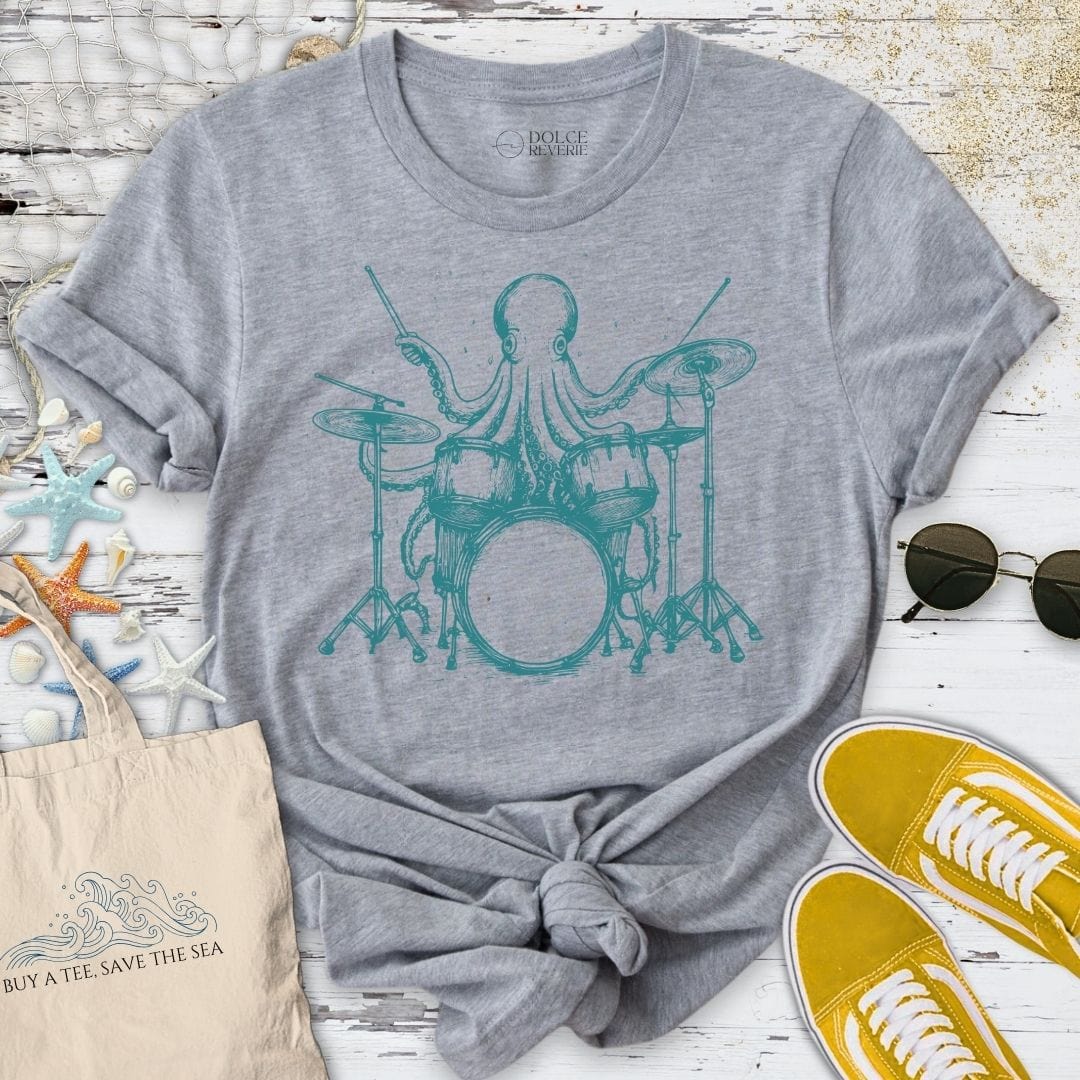 Drummer Octopus T-Shirt