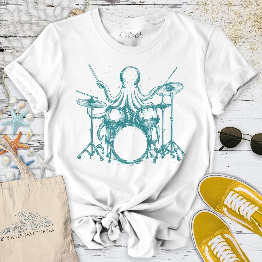 Drummer Octopus T-Shirt