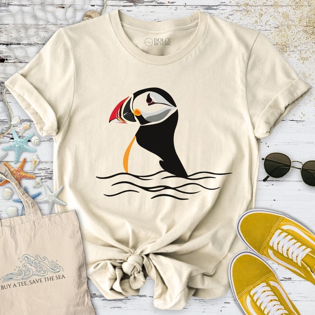 Retro Puffin T-Shirt