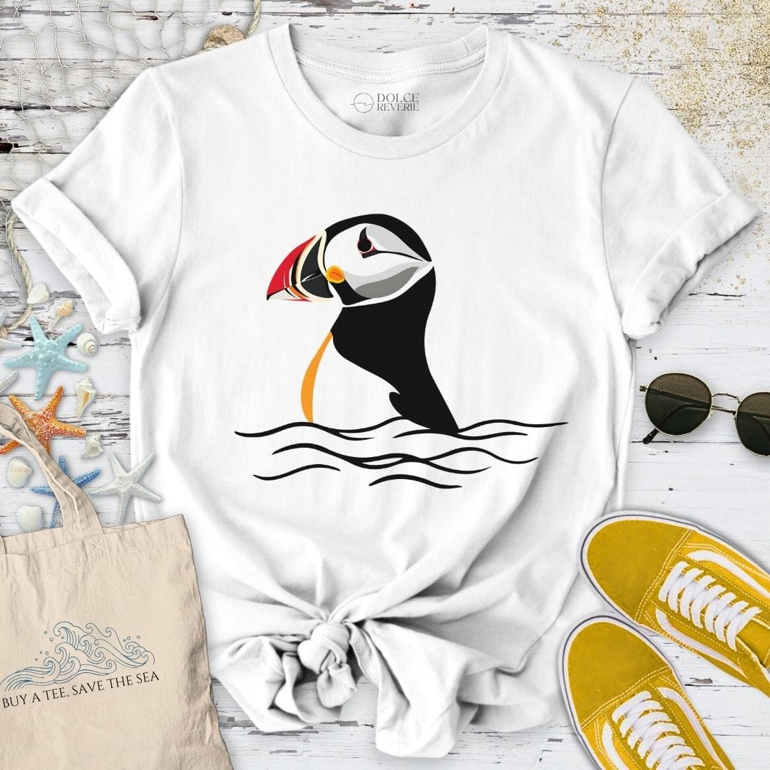 Retro Puffin T-Shirt