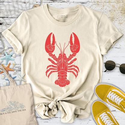 Tribal Lobster T-Shirt