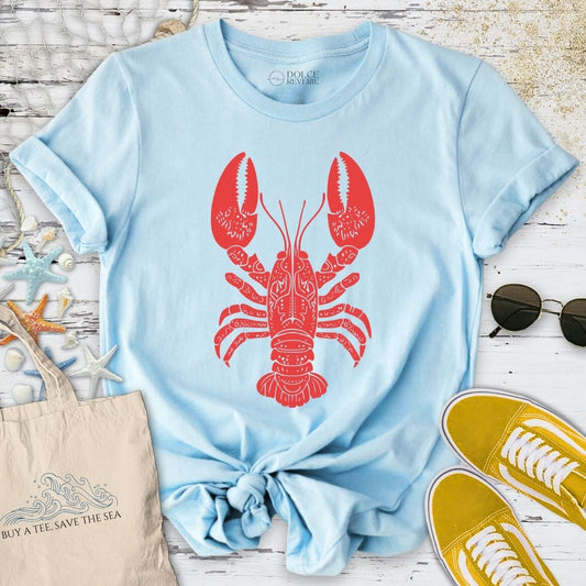 Tribal Lobster T-Shirt