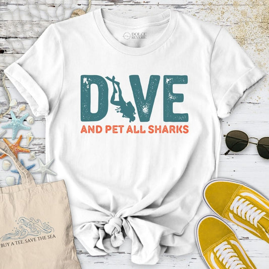 Dive and Pet All Sharks T-Shirt