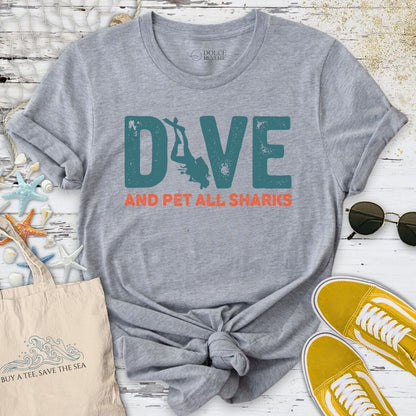 Dive and Pet All Sharks T-Shirt