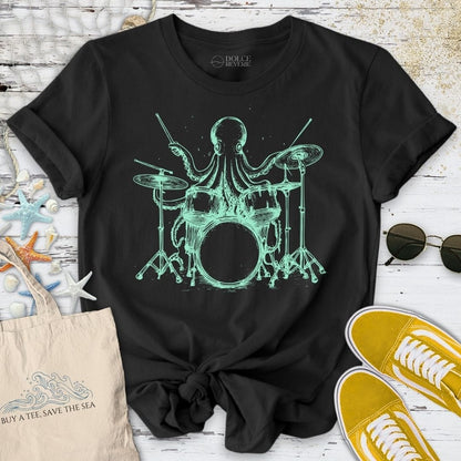 Drummer Octopus T-Shirt