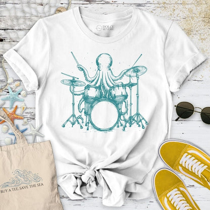 Drummer Octopus T-Shirt